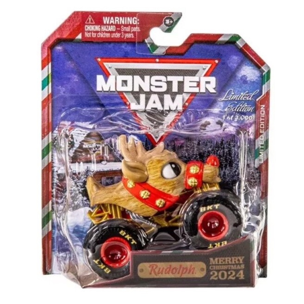Monster Jam Rudolph truck 1:64